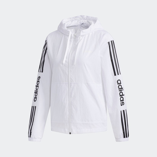 Adidas/阿迪达斯正品 当季新款女子休闲连帽运动外套 FP7472 - 图2
