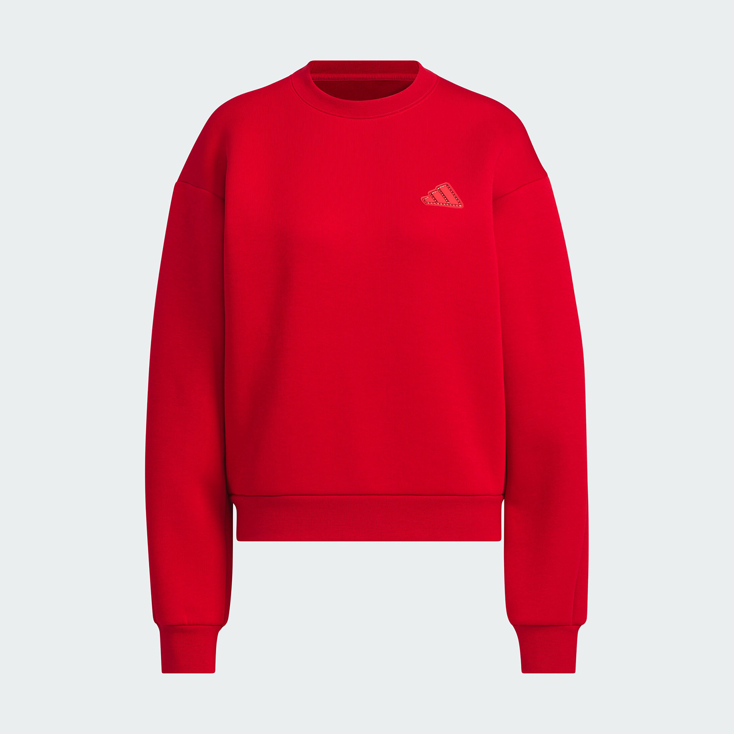 Adidas/阿迪达斯正品新款女士蛇年新年款双面针织卫衣JZ1640 - 图2