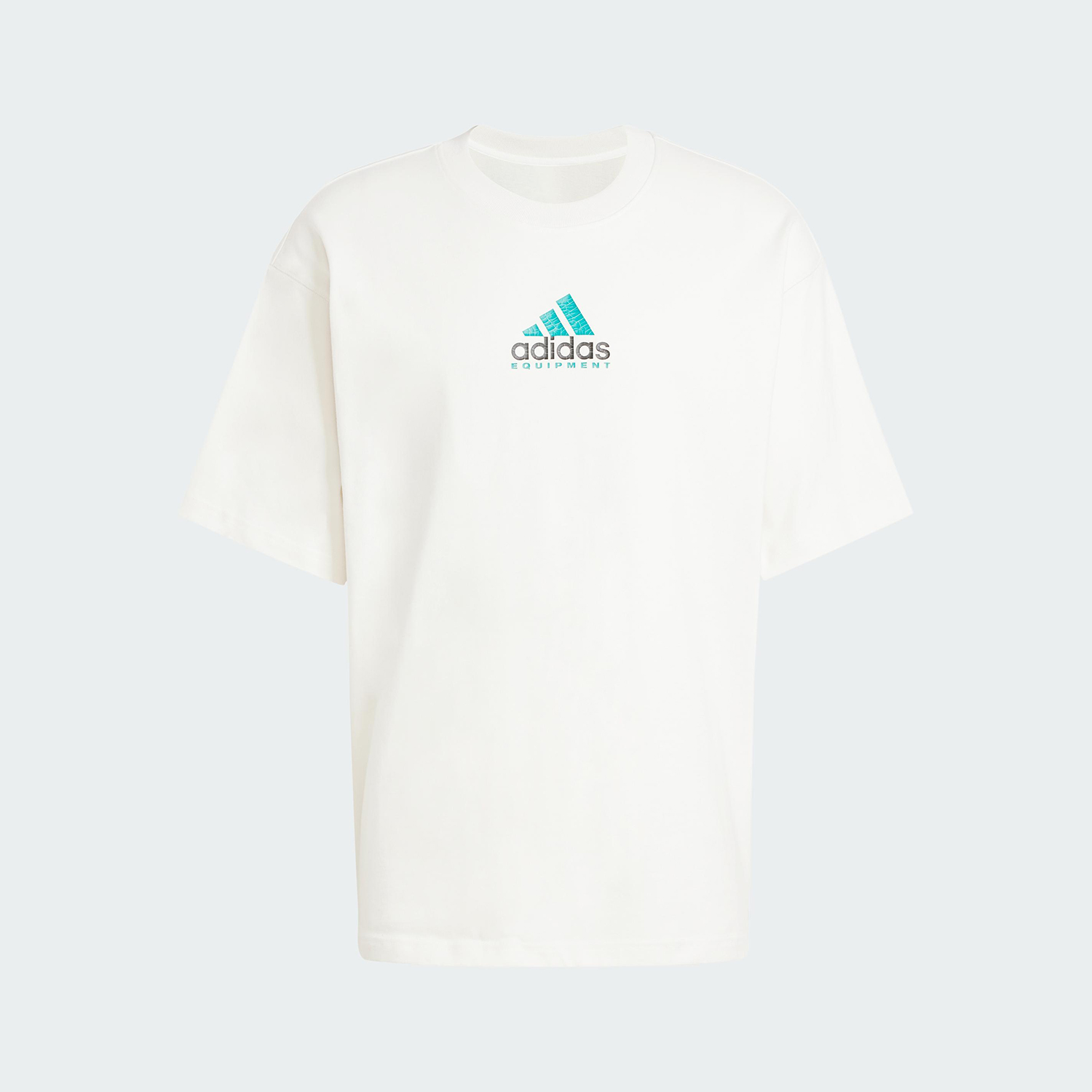 Adidas/阿迪达斯正品EQT GFX TEE 2男士运动圆领落肩袖短袖JN4845 - 图1