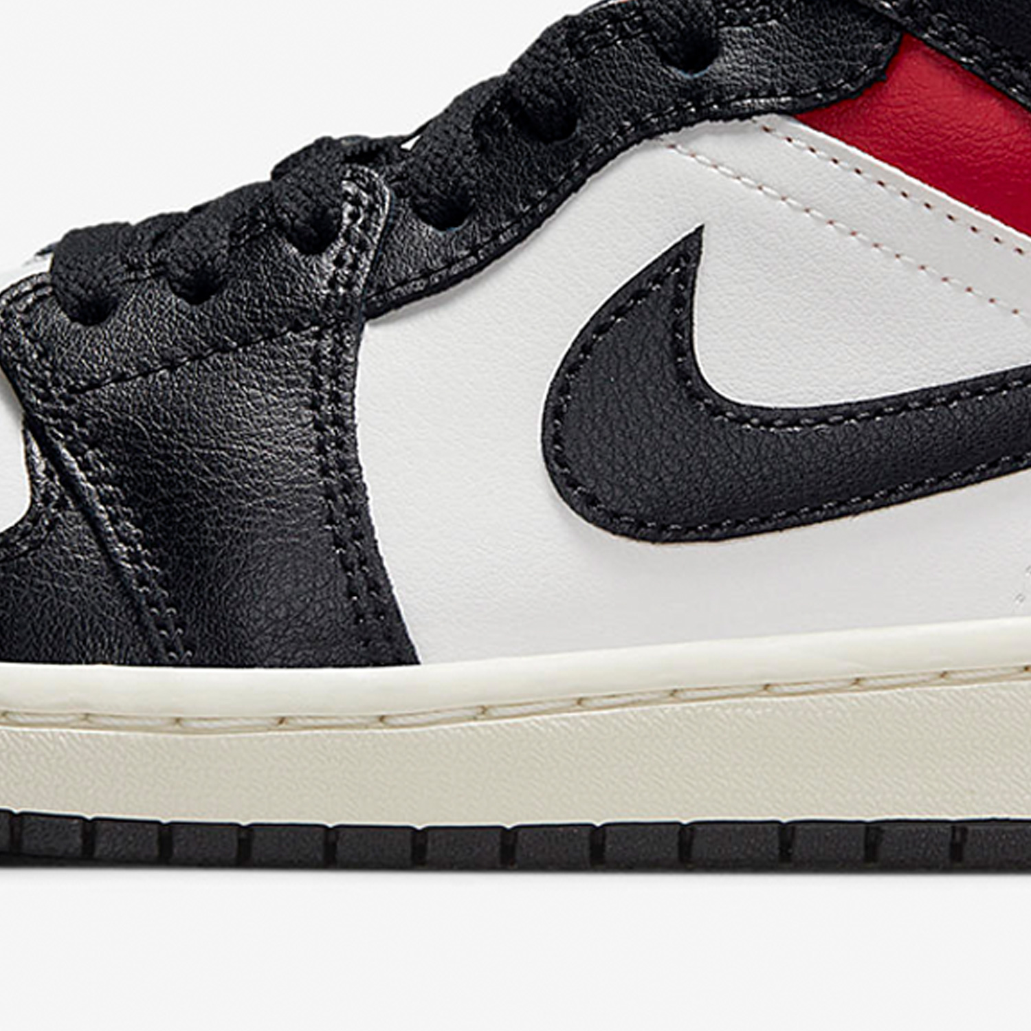 Nike/耐克正品Air Jordan 1 Mid AJ1女子中帮板鞋BQ6472-061 - 图1