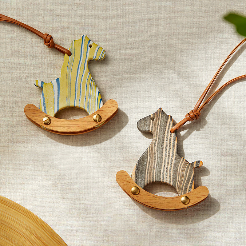 小木马香薰拓香石马年礼物陶瓷摆件无火家居玄关入户新年生日礼盒,淘宝优惠券,粉丝福利购,淘宝优惠卷