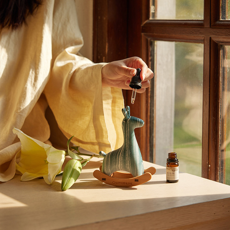 小木马香薰拓香石马年礼物陶瓷摆件无火家居玄关入户新年生日礼盒,淘宝优惠券,粉丝福利购,淘宝优惠卷