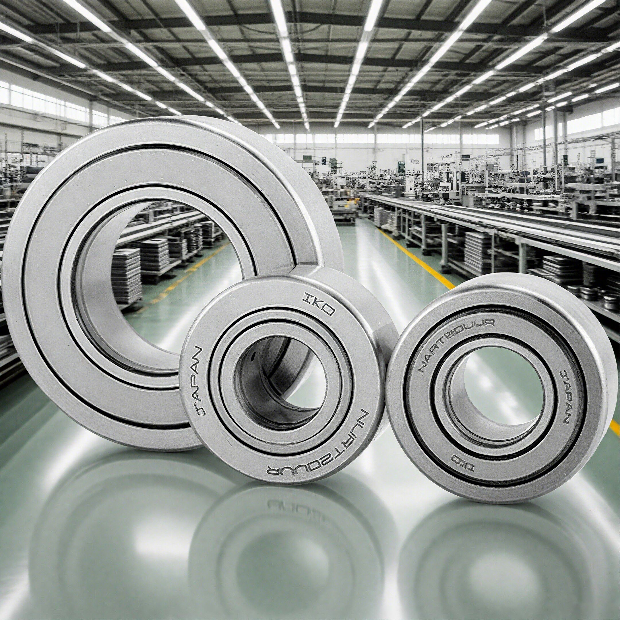 IKO进口重型支承滚轮滚针轴承NART5 6  8 10 12 15 17 20 25R UUR - 图3