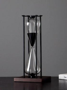 快速发货20e25新款沙漏计时器30分60分钟创意复古客厅摆件时间流