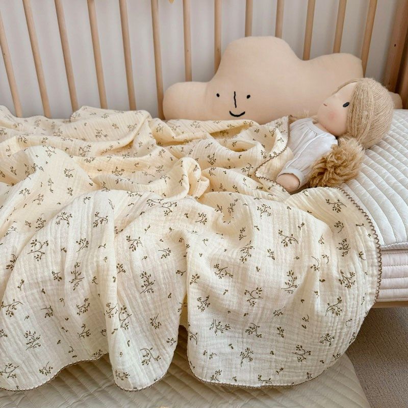 新生婴儿全棉双层纱盖毯儿童沙巾B薄款抱被初生宝宝推车毯浴巾包,淘宝优惠券,粉丝福利购,淘宝优惠卷