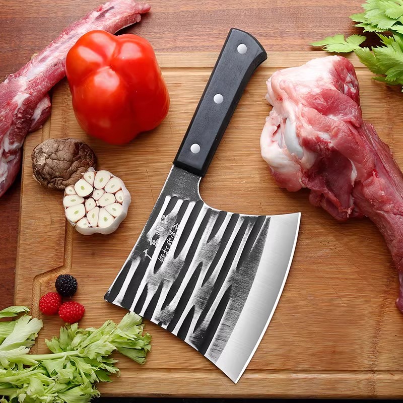 砍骨头专用刀屠夫剁斩大骨头专用刀商用重型锻打砍骨斧加厚商用刀 - 图2