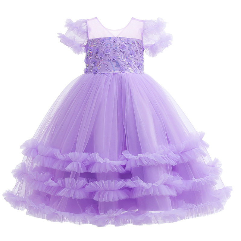 女花童婚纱蓬蓬公主裙小主持人钢琴表演演出连衣裙儿童长裙晚礼服,淘宝优惠券,粉丝福利购,淘宝优惠卷