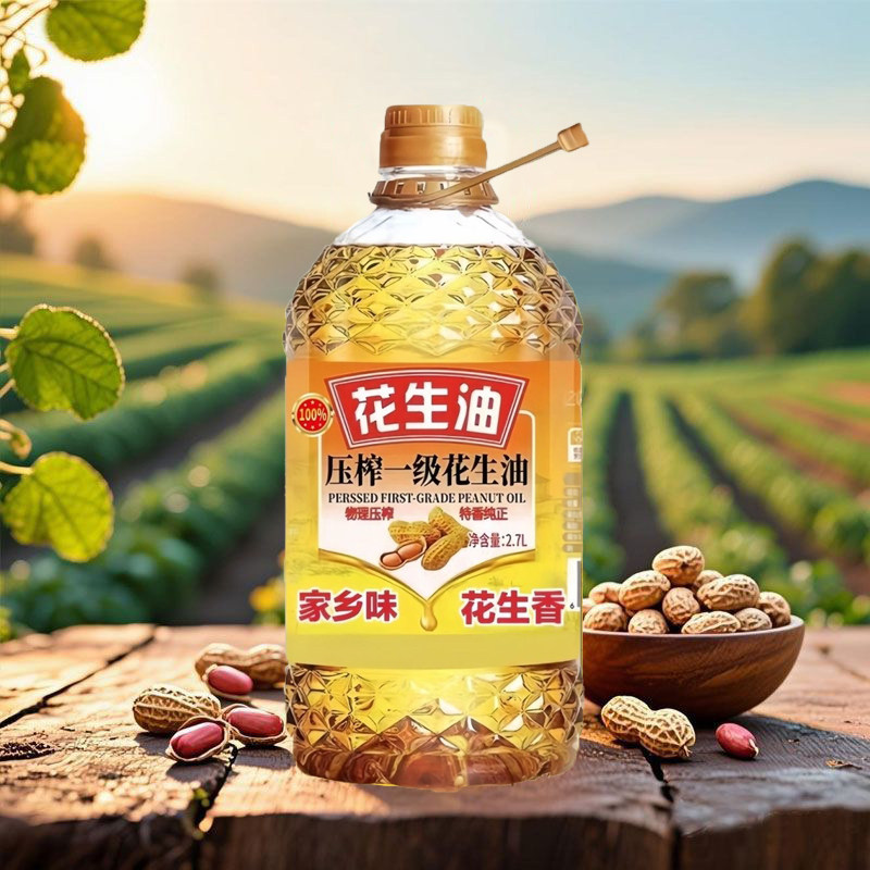花生油农家自榨小瓶食用油纯正花生油5L升大桶装无添加家用炒菜油,淘宝优惠券,粉丝福利购,淘宝优惠卷