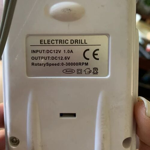 美甲机打磨机电钻电源适配器input输出:12.6V15V8.4V1.0A通用0.5A - 图1