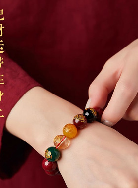 转运珠男女款本命年手链普陀山