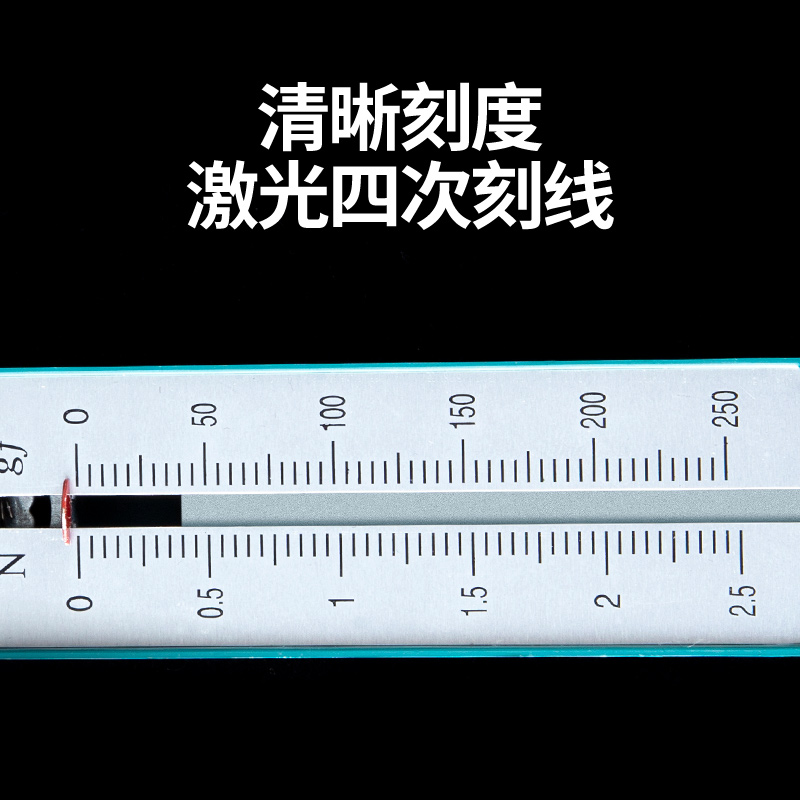 弹簧测力计5n1n2.5n10n条形盒学生用条形圆筒拉力计力学实验教具 - 图1