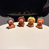 Electric car decorations healing doll car decorations
