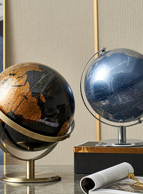 速发公式球奢高档地轻仪摆件创意家居酒柜办美室书房办公桌装饰品