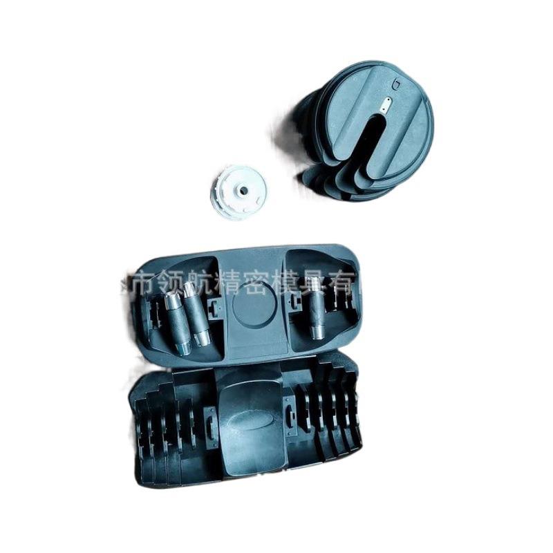 注塑模具哑铃杠铃健身器材注塑模具立式注塑机包胶模具注塑 - 图3