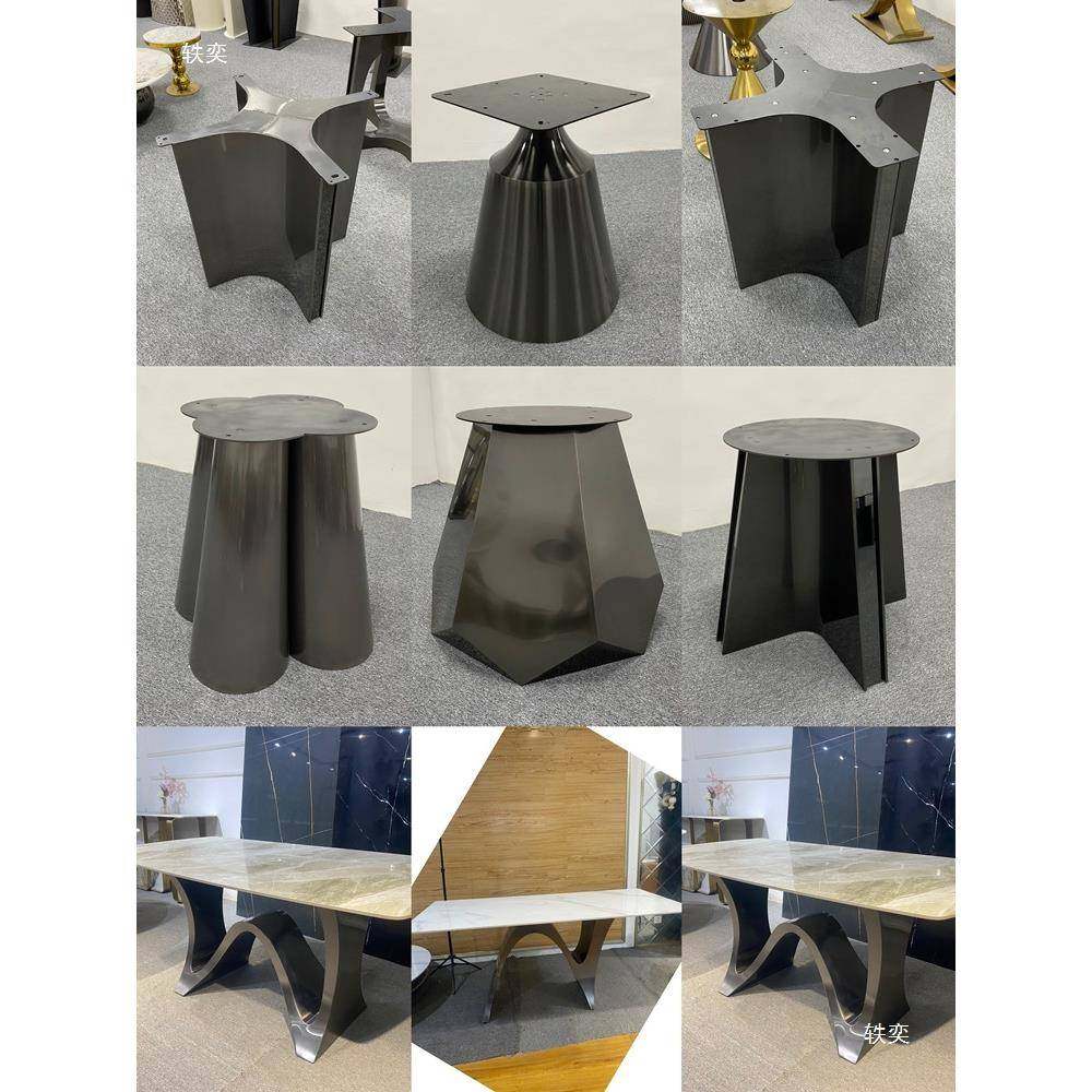 意轻大石圆式桌JEG腿奢石理餐桌脚岩板餐桌支架大尺寸不锈奢钢餐,淘宝优惠券,粉丝福利购,淘宝优惠卷