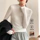 Jiaoyi half turtleneck bottoming shirt slimming