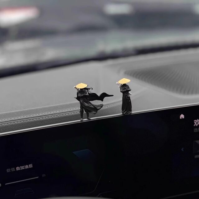 Center console car goodies 2025 new martial arts swordsman