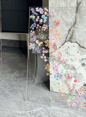 亚克力金箔画装饰摆件客