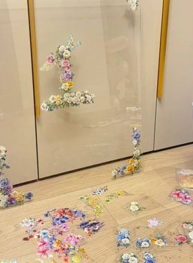 亚克力金箔画装饰摆件客