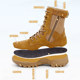Mountaineering genuine brown wear-resistant combat training boots boots