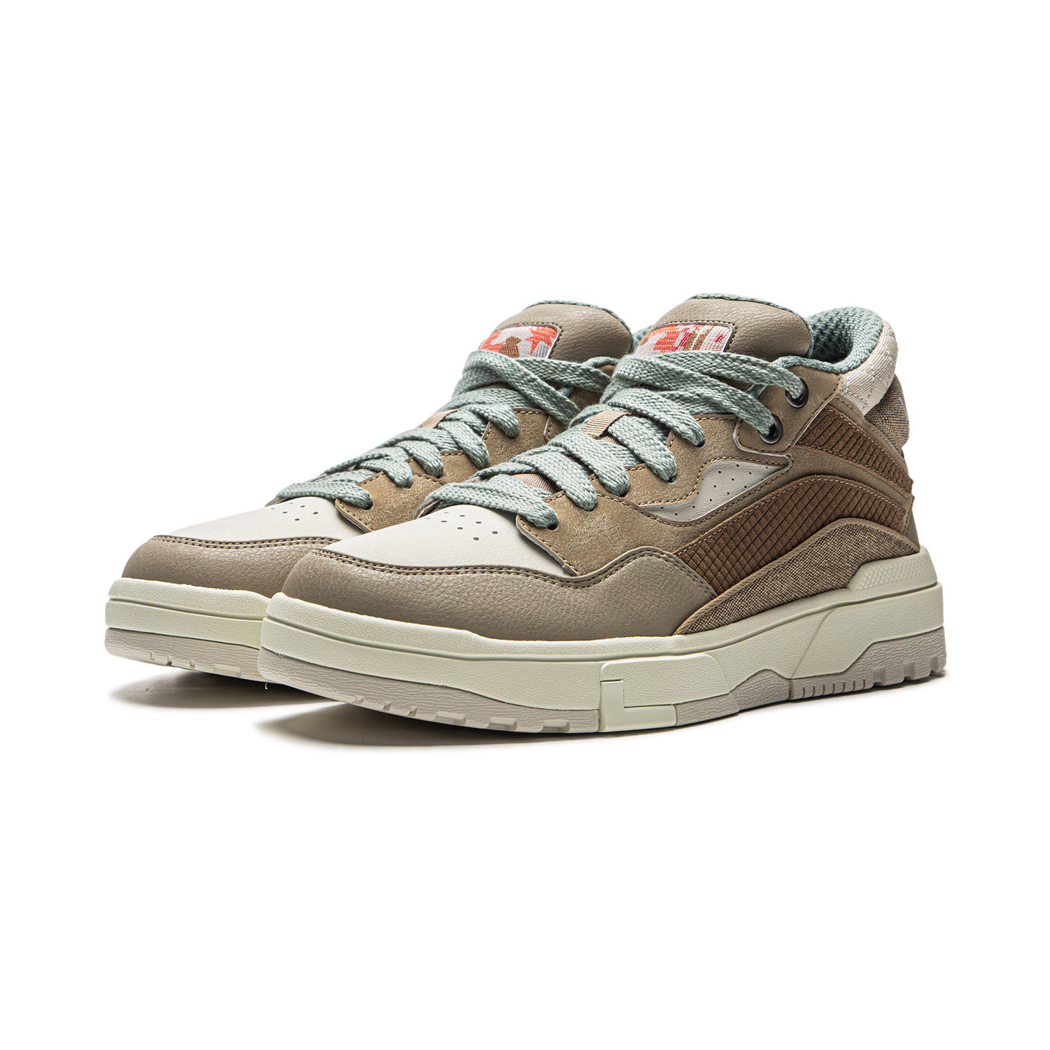 李宁正品惟吾 MID男子舒适软弹厚底耐磨中帮经典休闲鞋AGCU155,淘宝优惠券,粉丝福利购,淘宝优惠卷