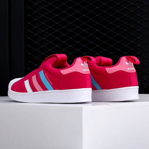 Adidas/阿迪达斯正品春季童鞋儿童软底休闲鞋BA8046 BA8047 - 图1