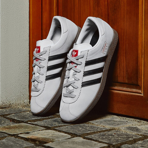 Adidas/阿迪达斯正品三叶草男女经典薄底麂皮运动板鞋JR6342 - 图1