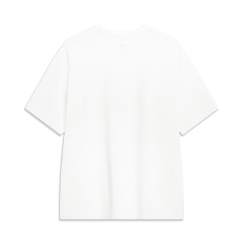 Lining/李宁正品新款男女休闲舒适透气宽松圆领短袖T恤AHST481 - 图0