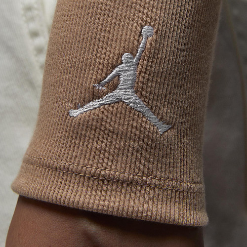 Nike/耐克正品JORDAN女士时尚紧身针织修身长袖T恤FV7192-200 - 图2