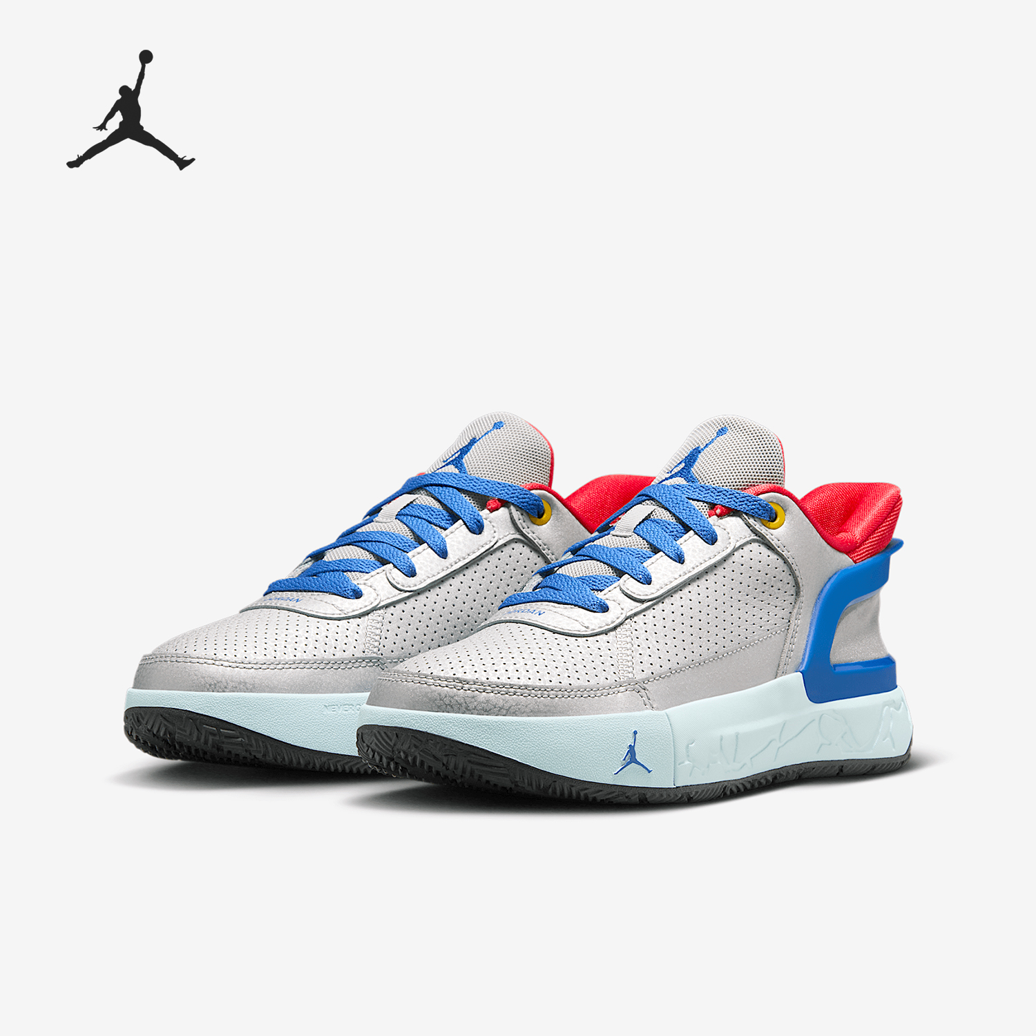 Nike/耐克正品Jordan儿童运动训练实战低帮篮球鞋FQ1306-003 - 图0