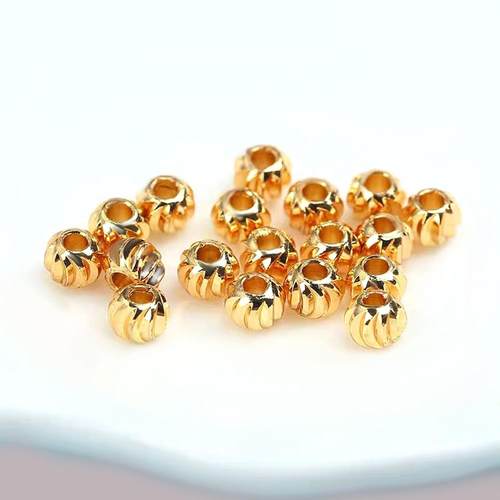 304不锈钢弯刀珠切角花珠散珠diy饰品配件材料手链串珠子挂饰 - 图2