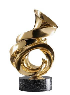 家居用品创意电镀喇叭装酒饰品件摆客电视柜旁边店厅桌面G25426摆