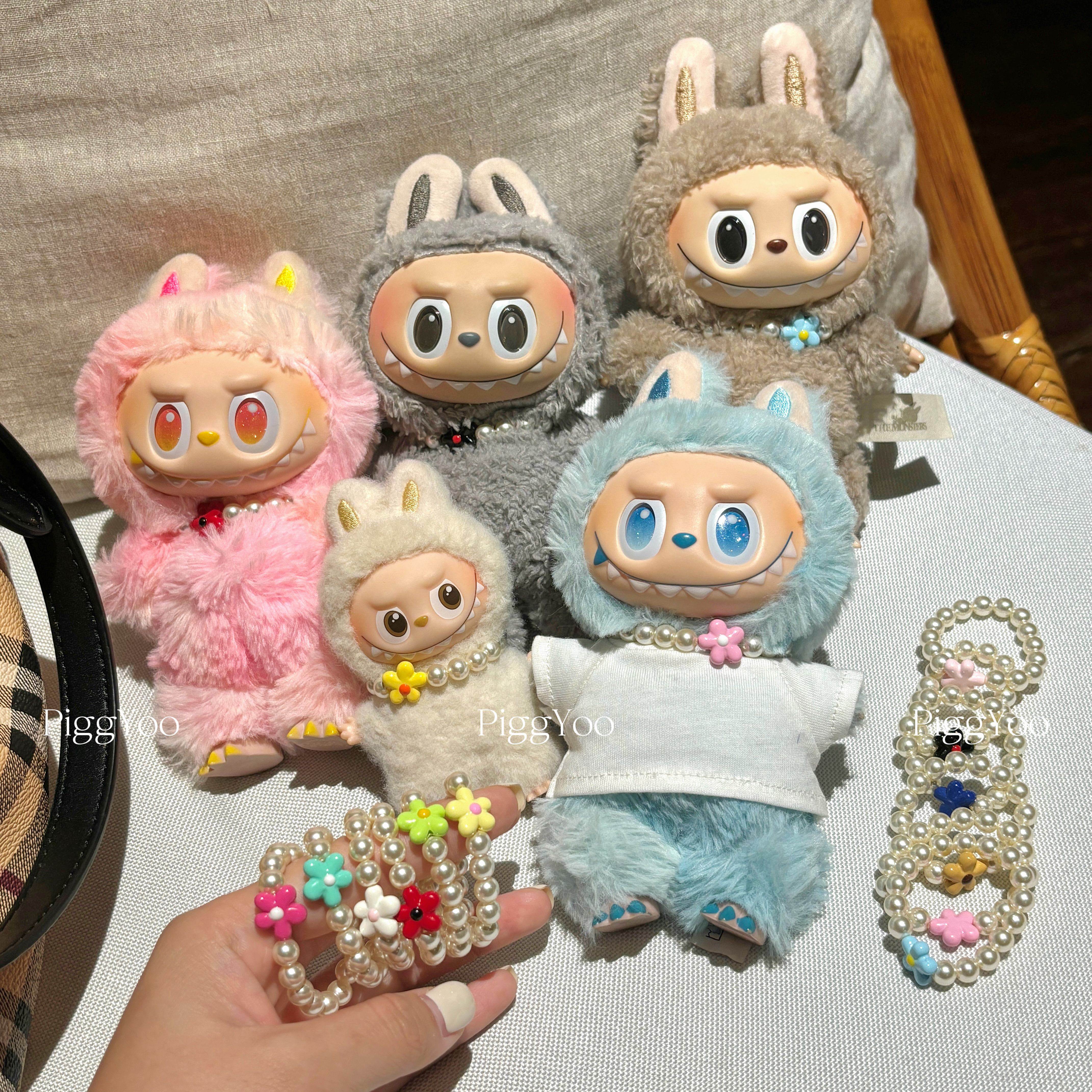 【原创小花珍珠项链】LABUBU拉布布娃衣施家珍珠花朵吊坠迷你着替,淘宝优惠券,粉丝福利购,淘宝优惠卷