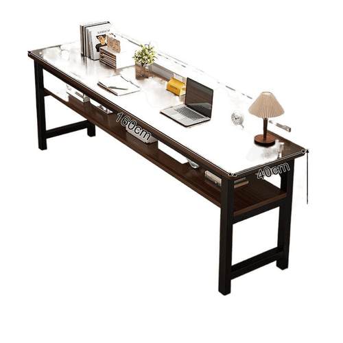 书桌长条桌家用学生学习桌长方形电脑桌办公桌工作台靠墙 - 图3