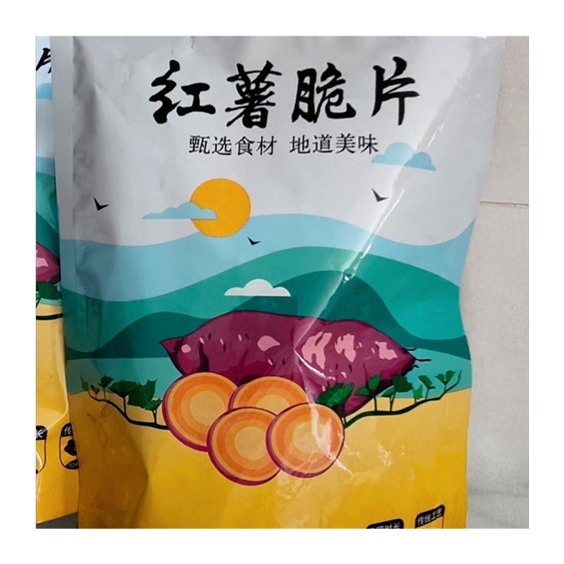 -New Date Fruitland Crispy Sweet Potato Dried 500g Sweet Potato Chips Non-fried Sesame Fragrant Sweet Potato Dried Sweet Potato Chips Carbon