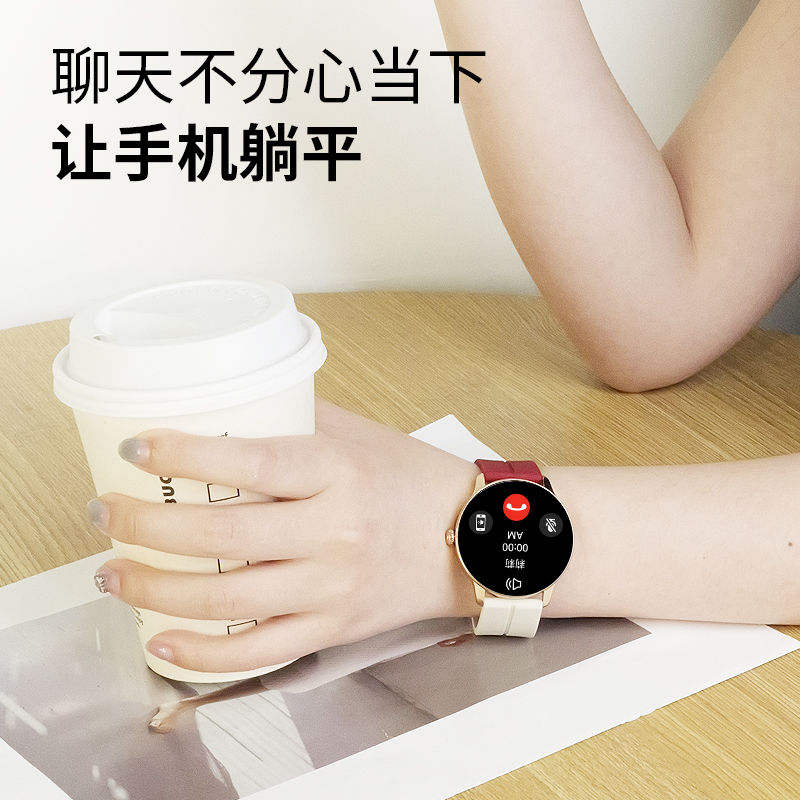 古风女士智能电话手表2025成人女运动健康适用OPPOvivo手机可插卡 - 图2