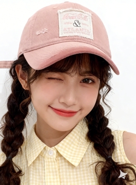 2026春夏渐变贴布弯檐棒球帽