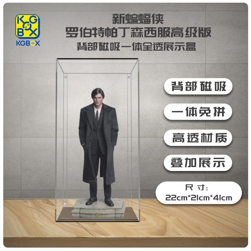 KGBOX INART DC新蝙蝠侠布鲁斯韦恩超人小丑1/6 亚克力展示盒透明 - 图0