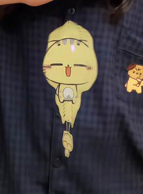 cc猫挂件可爱猫咪风铃宿舍阳台挂饰旋转展示3d立体卡通曼陀罗吊饰