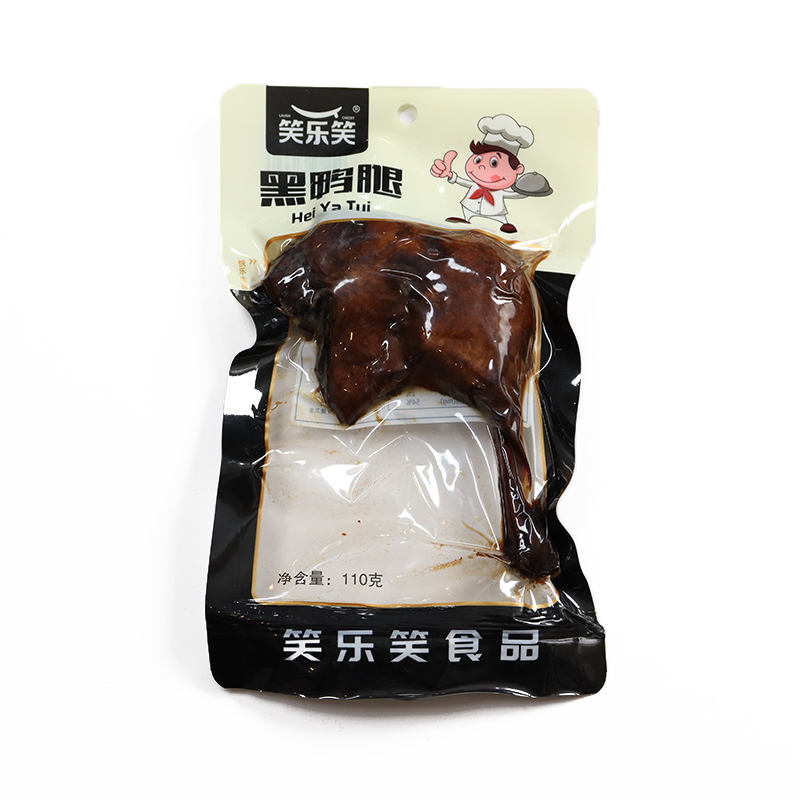 笑乐笑盐焗大鸭腿110g熟食真空包装麻辣味卤味鸭腿开袋即食小零食