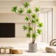 Lily bamboo simulated green plant living room large potted artificial tree