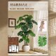 Light luxury simulated monstera floor-standing potted plant in the living room