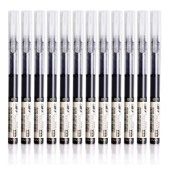 Straight liquid pen, gel pen, ballpoint pen, students' quick-drying water-based straight liquid pen, signature brush, test pen