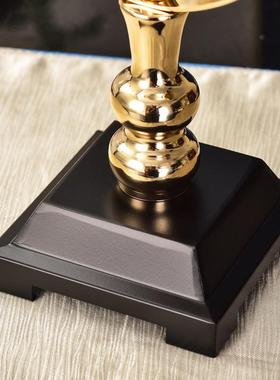 轻奢水晶地球仪金属摆件高级感家居桌面礼品礼物装饰工艺品厂