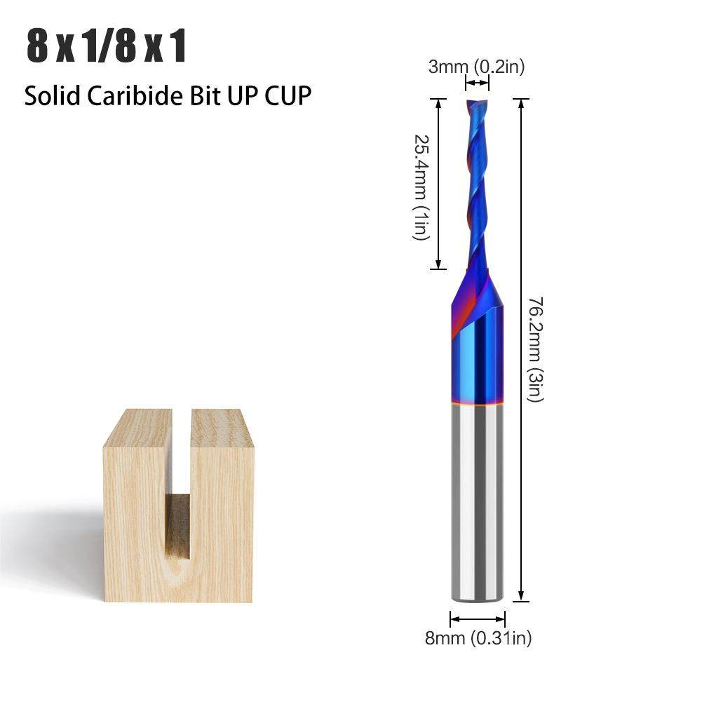 8柄直刀复合整体合金镀蓝开槽刀上旋下旋修边刀硬质合金木工铣刀,淘宝优惠券,粉丝福利购,淘宝优惠卷