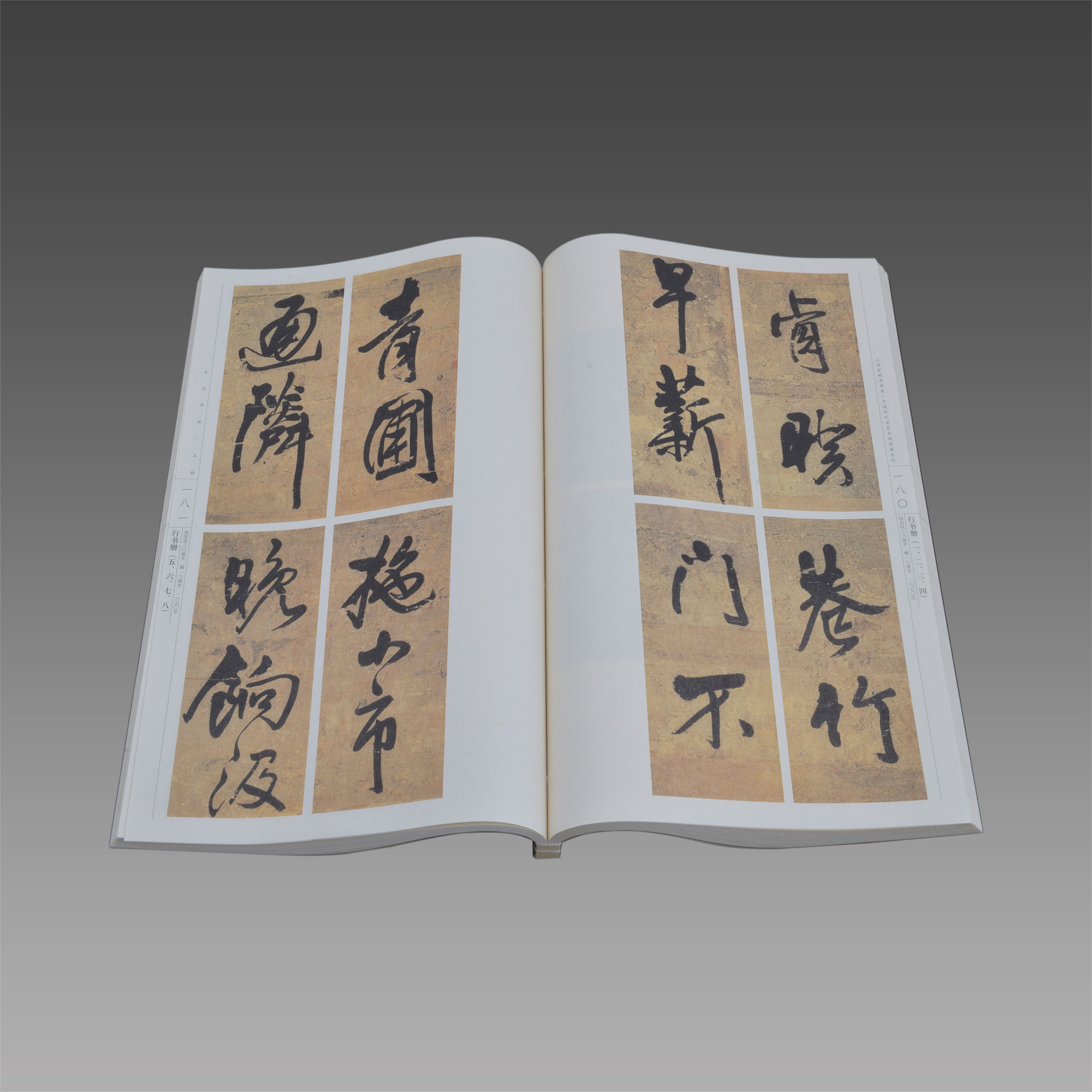 【三希堂藏书】中国古代书法.王铎 1函2册 线装 三希堂藏书 宣纸彩印 名家作品集 正版宣纸书籍