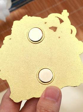 敦煌文创冰箱贴中国城市定制金属烤漆国风国潮立体浮雕冰箱贴定做