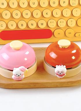 手按铃传唤铃铛抢答铃前台上菜铃餐桌按铃器宠物按铃桌游玩具配件