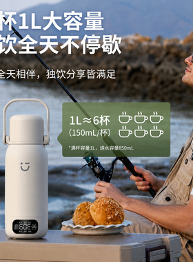 名创优品车载便携电热水壶水杯