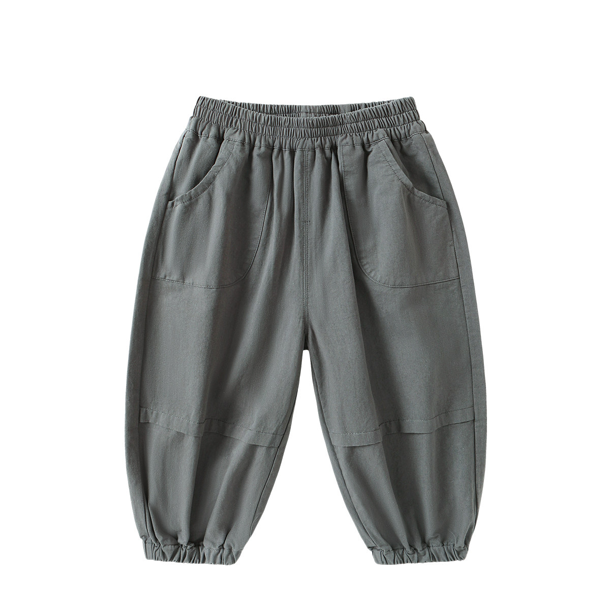 咔咔熊猫儿童裤子男童新款梭织长裤秋装春秋女童宝宝秋季工装裤,淘宝优惠券,粉丝福利购,淘宝优惠卷